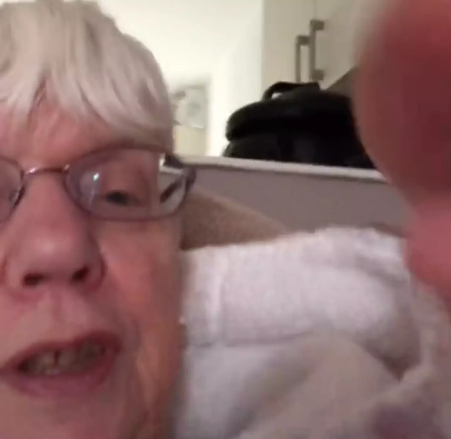 This nan accidentally started a Facebook Live.