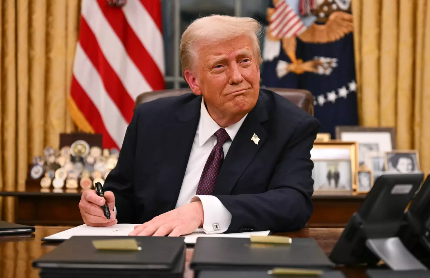 He does as he pleases (JIM WATSON/AFP via Getty Images)