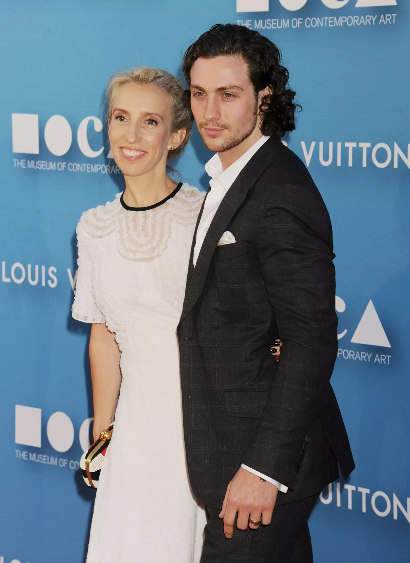 Aaron Taylor-Johnson and his wife Sam.