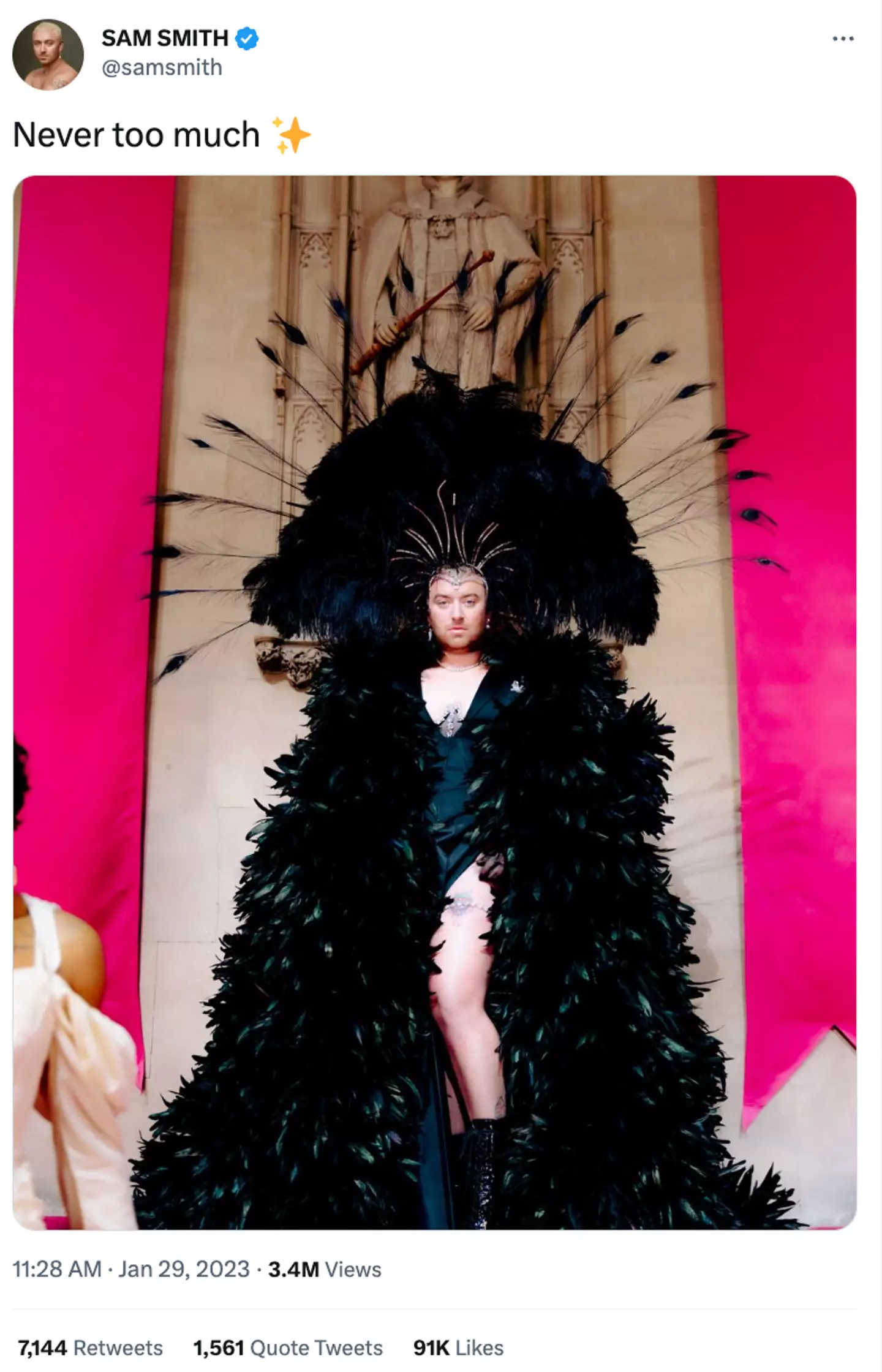 Smith has posted on Twitter following the backlash.