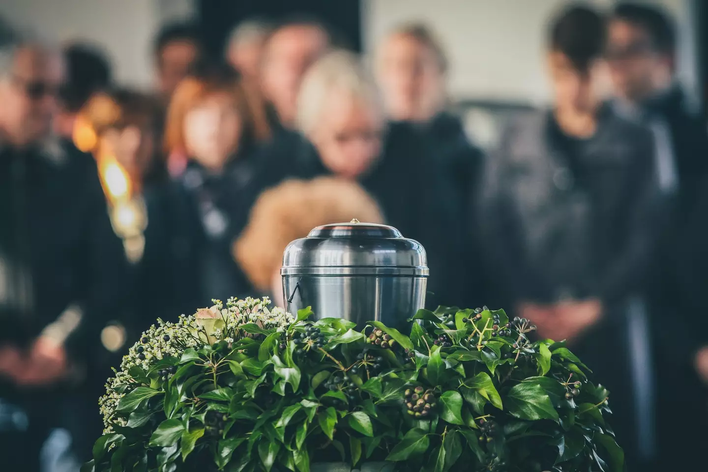 Waite took her heartbreak out on her husband's ashes (Getty Stock Image)