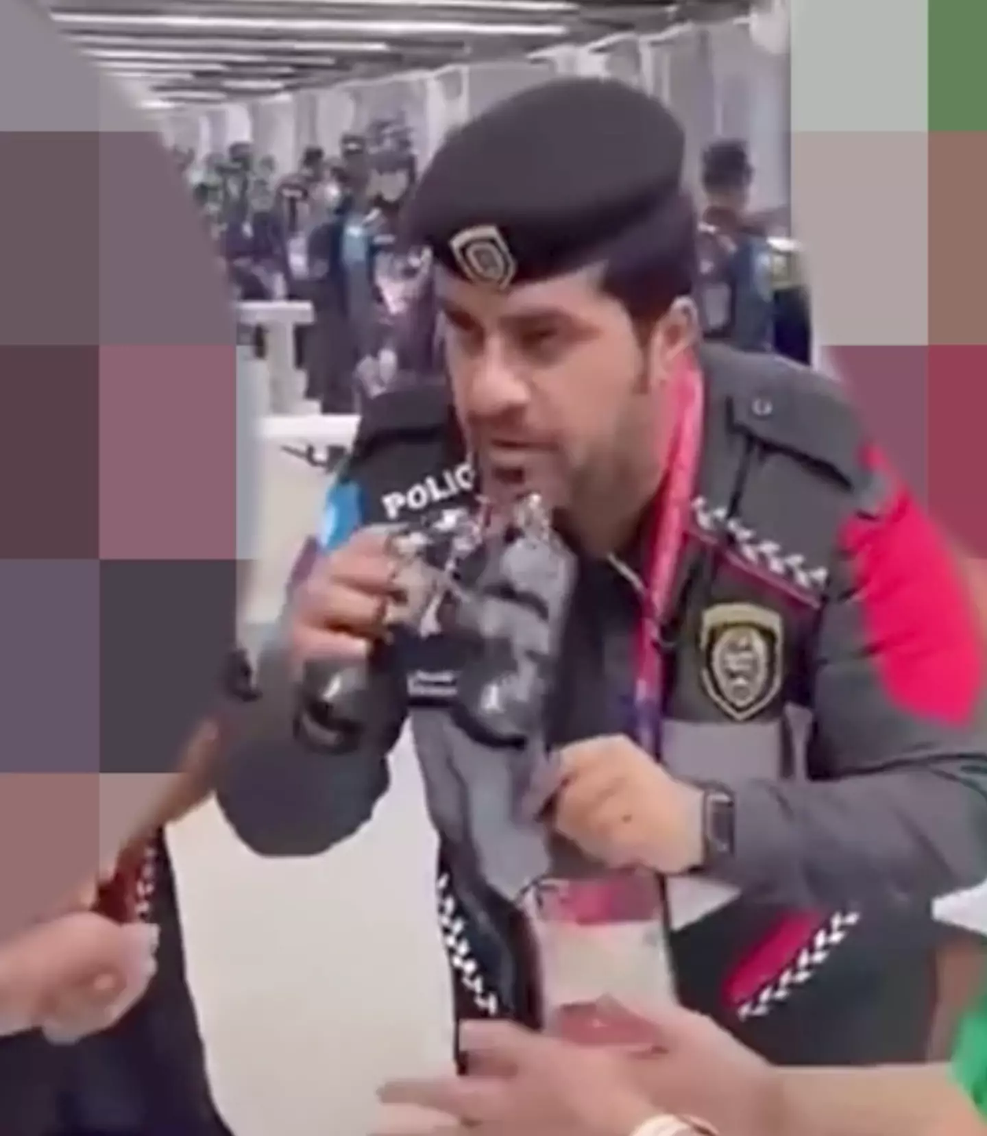 Nothing gets by this security guard, though.