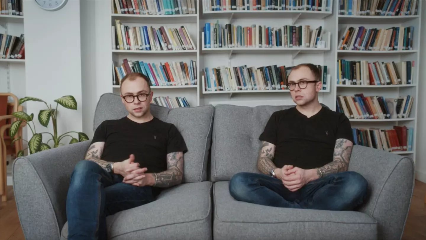 Joe's documentary introduces 'Mick' - the voice inside his head who wants to constantly hurt him (Hungry Bear / Channel 4)