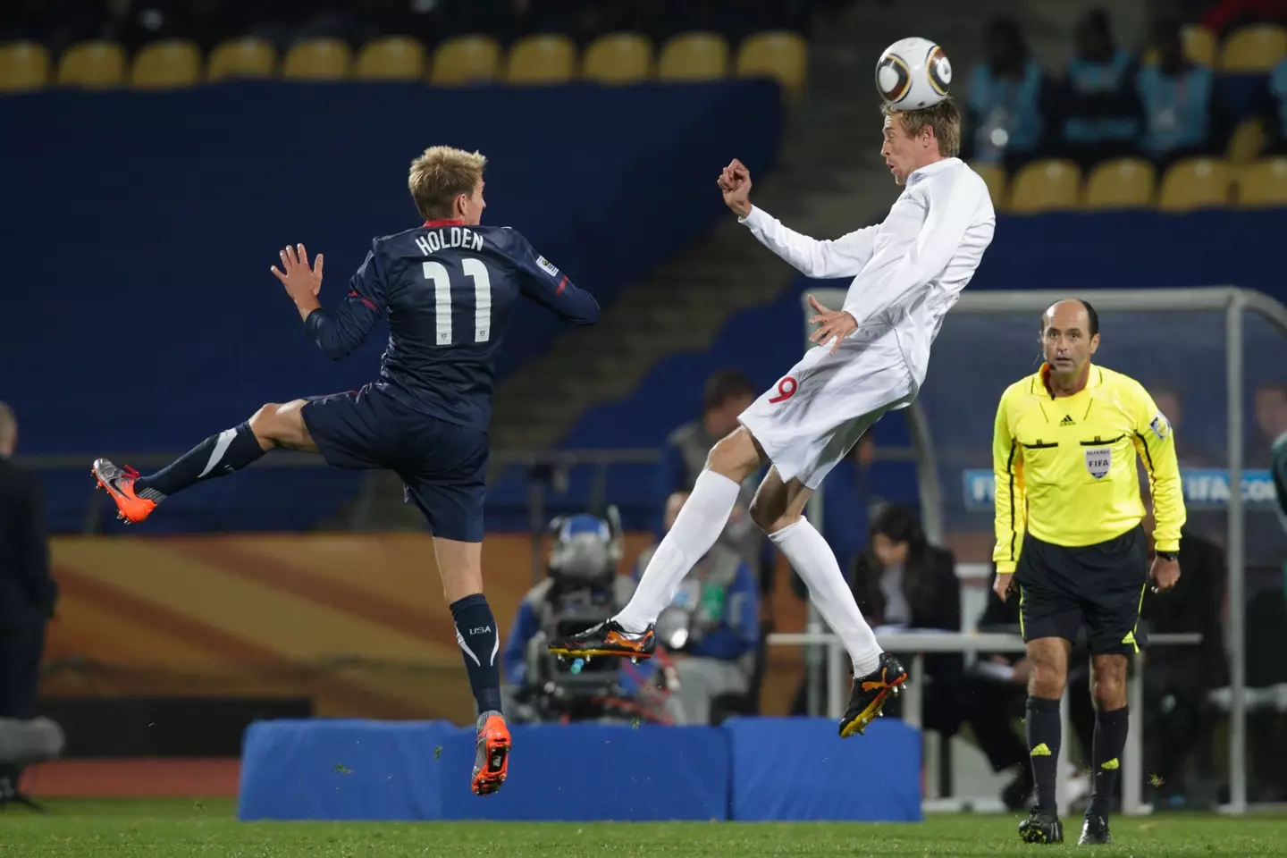 Peter Crouch represented England 42 times, bagging 22 goals.