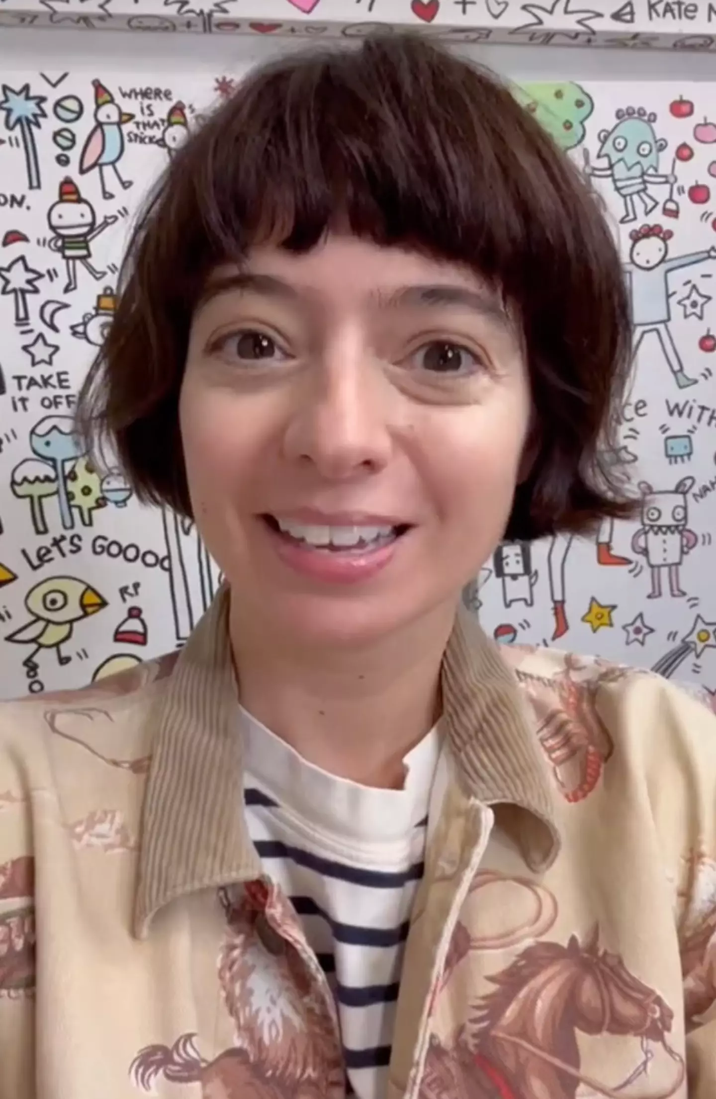 Kate Micucci shared some good news about her health with fans.