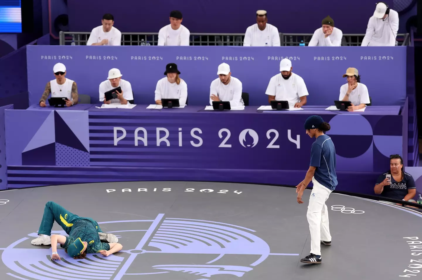 Raygun scored zero points in her breaking routine (Ezra Shaw/Getty Images)