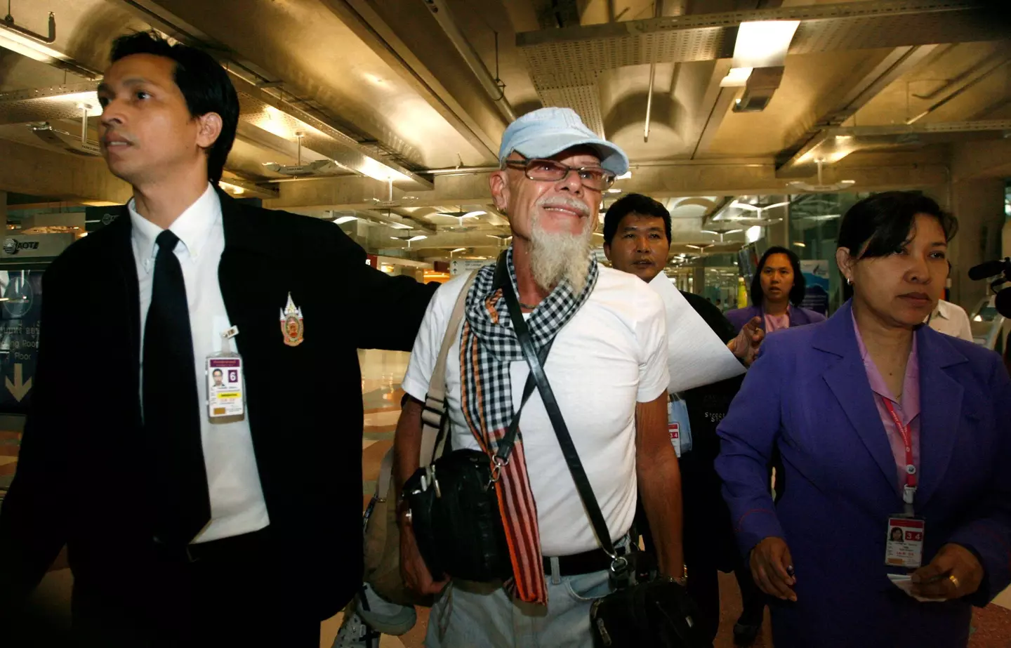 Gadd at Bangkok's Suvarnabhumi Airport in 2008.