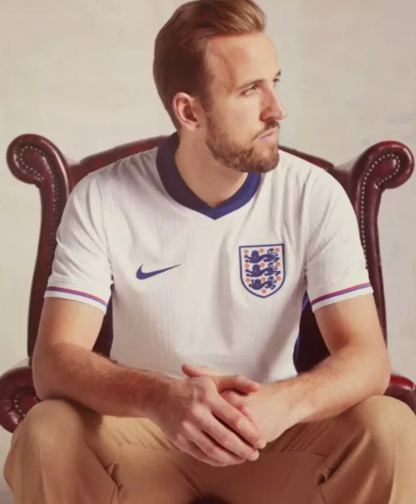 The new kit will be worn by England at Euro 2024.