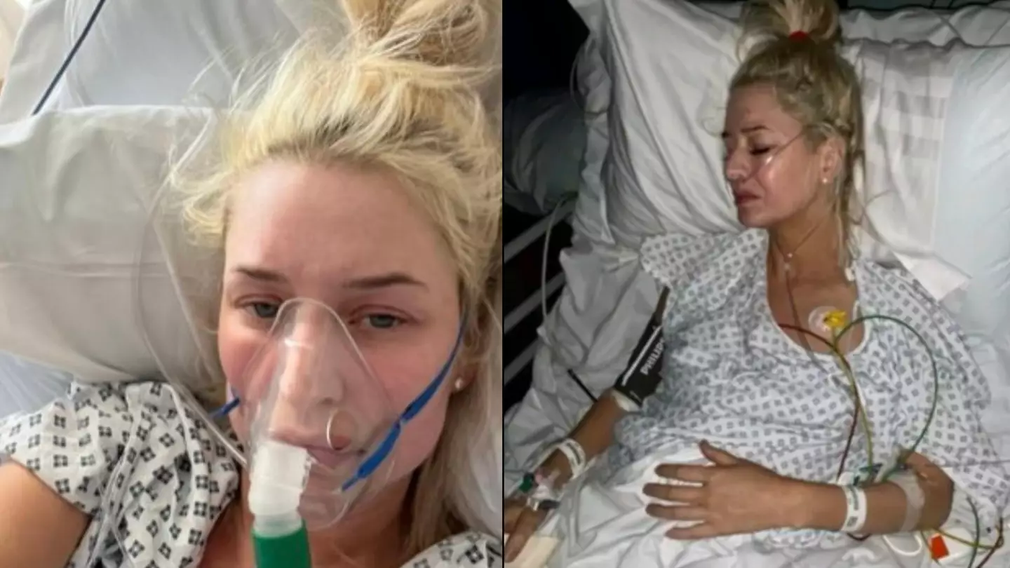 Woman issues warning after discovering 'long Covid' was instead flesh-eating disease that left her 'minutes from death'