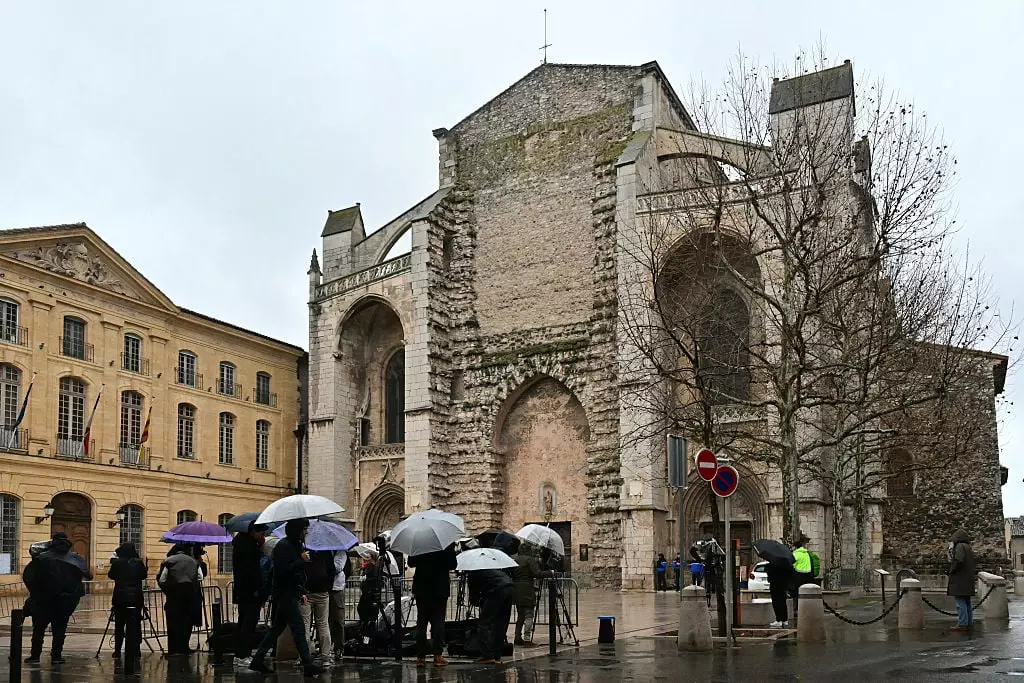 A funeral was held for the child earlier this year (MIGUEL MEDINA/AFP via Getty Images)