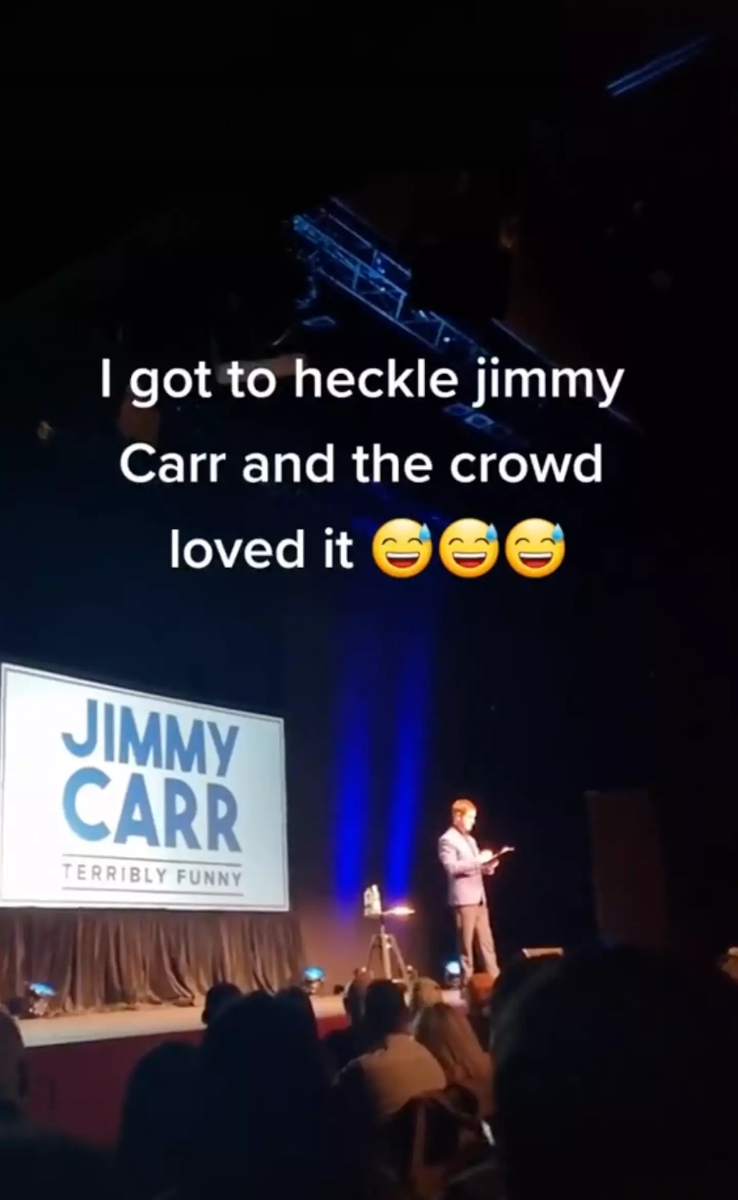 It seems as if Jimmy Carr has finally gotten a taste of his own medicine.