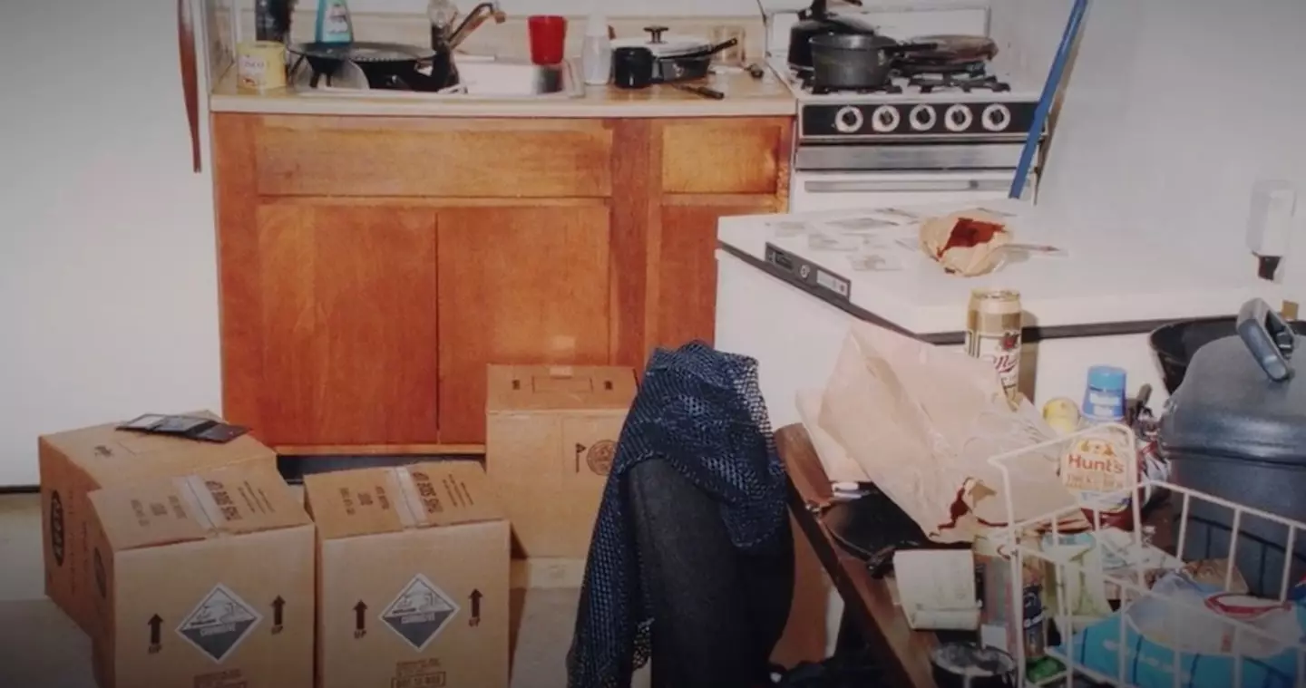 His kitchen looks eerily similar to the dramatisation.