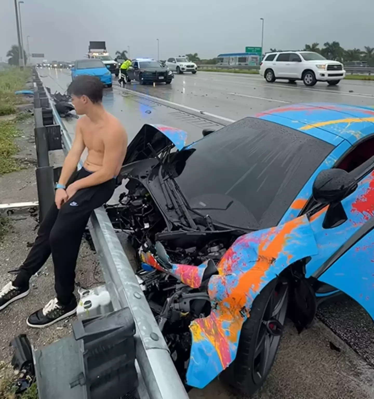 That's not going to buff out, is it... (Instagram/@jackdoherty)