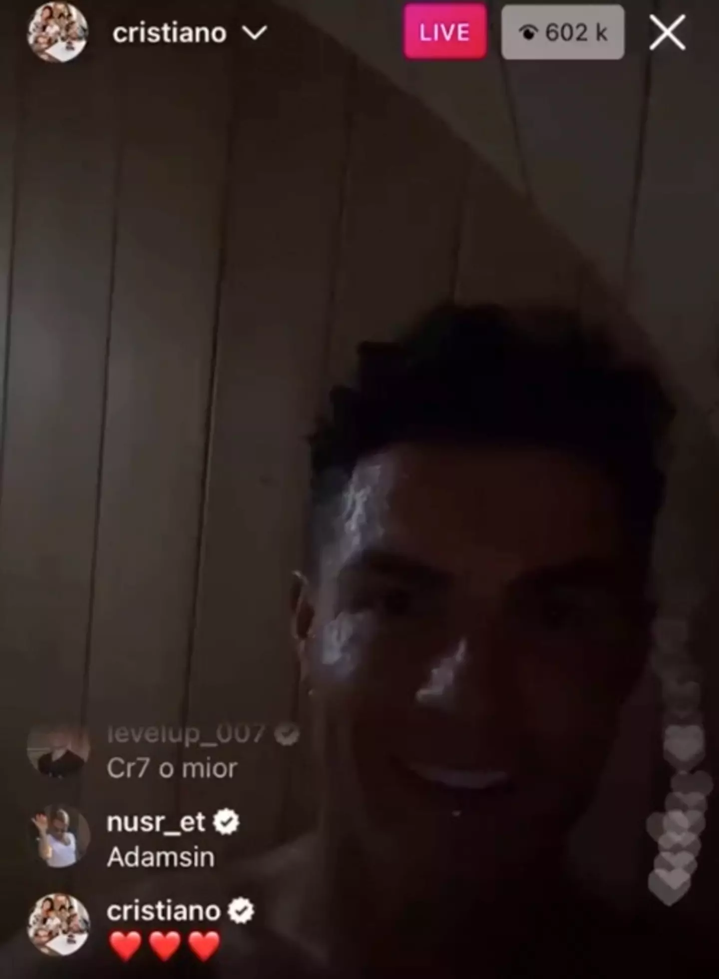 The player confused fans with his latest live.