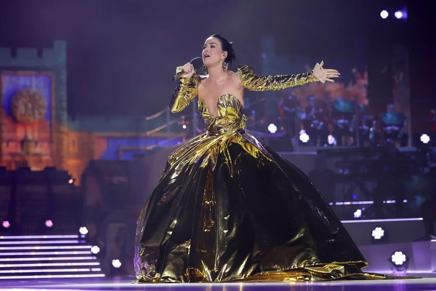 Katy Perry was one of the coronation concert's headlining acts.