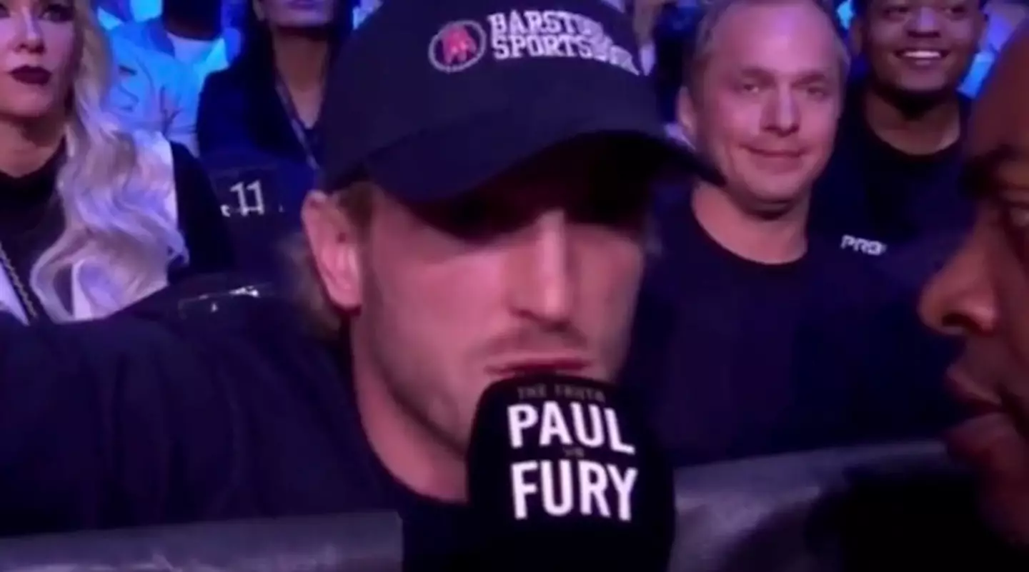 Logan has been criticised for the mid-fight trash talk.