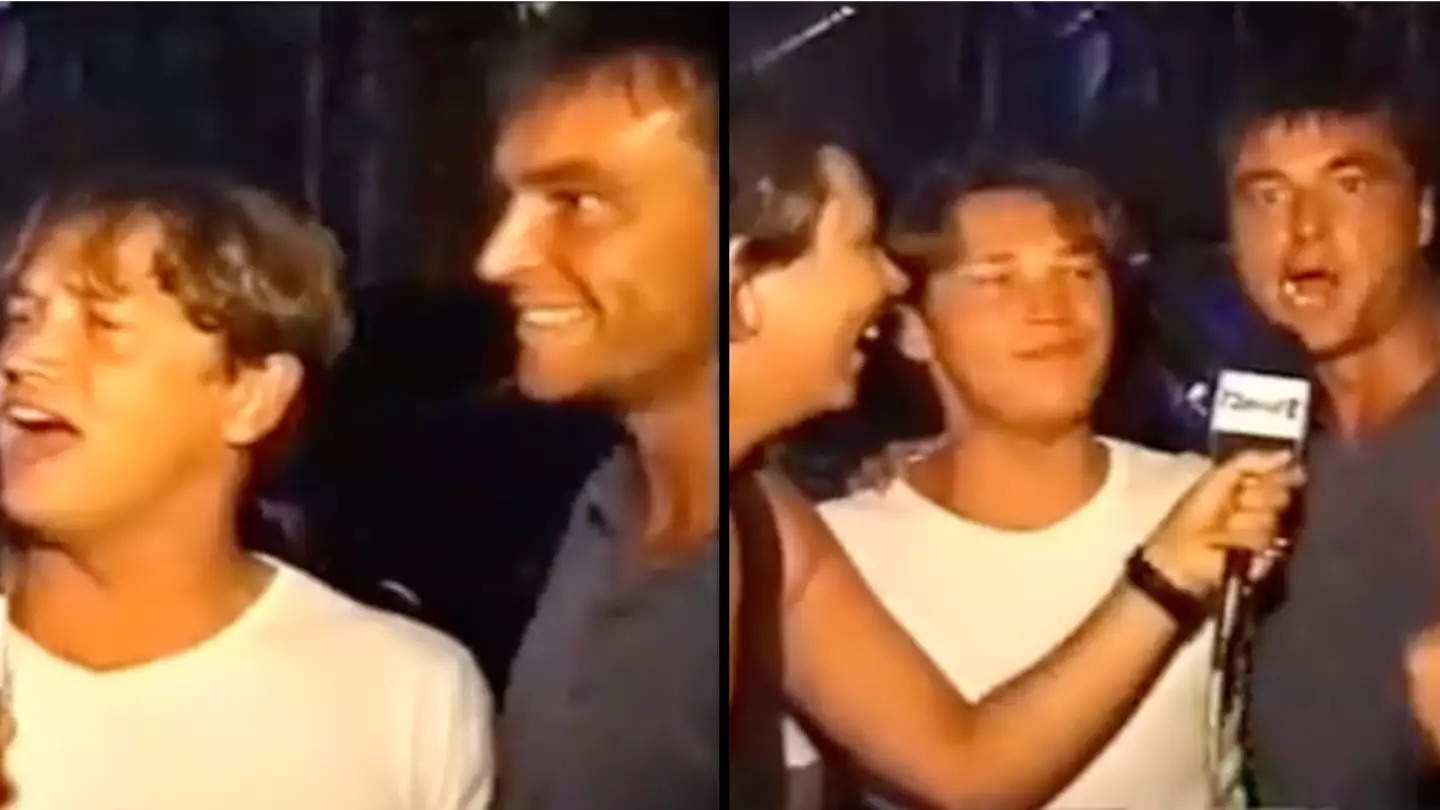 Ricky from Eastenders appears on TV at Ibiza rave in throwback footage