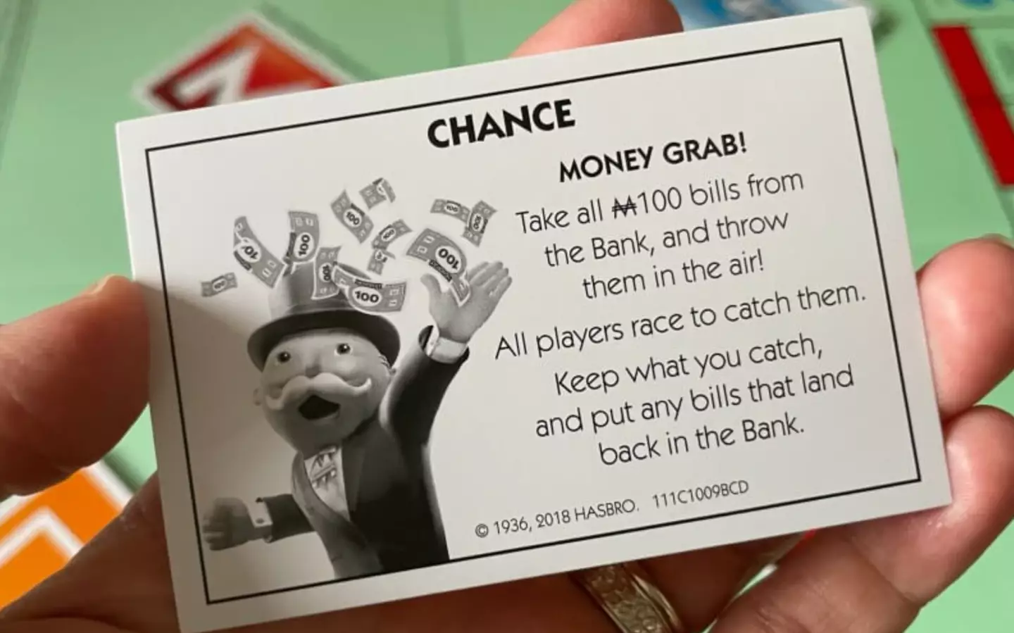They money grab card could lead to chaos, especially if you're playing the game while drinking.