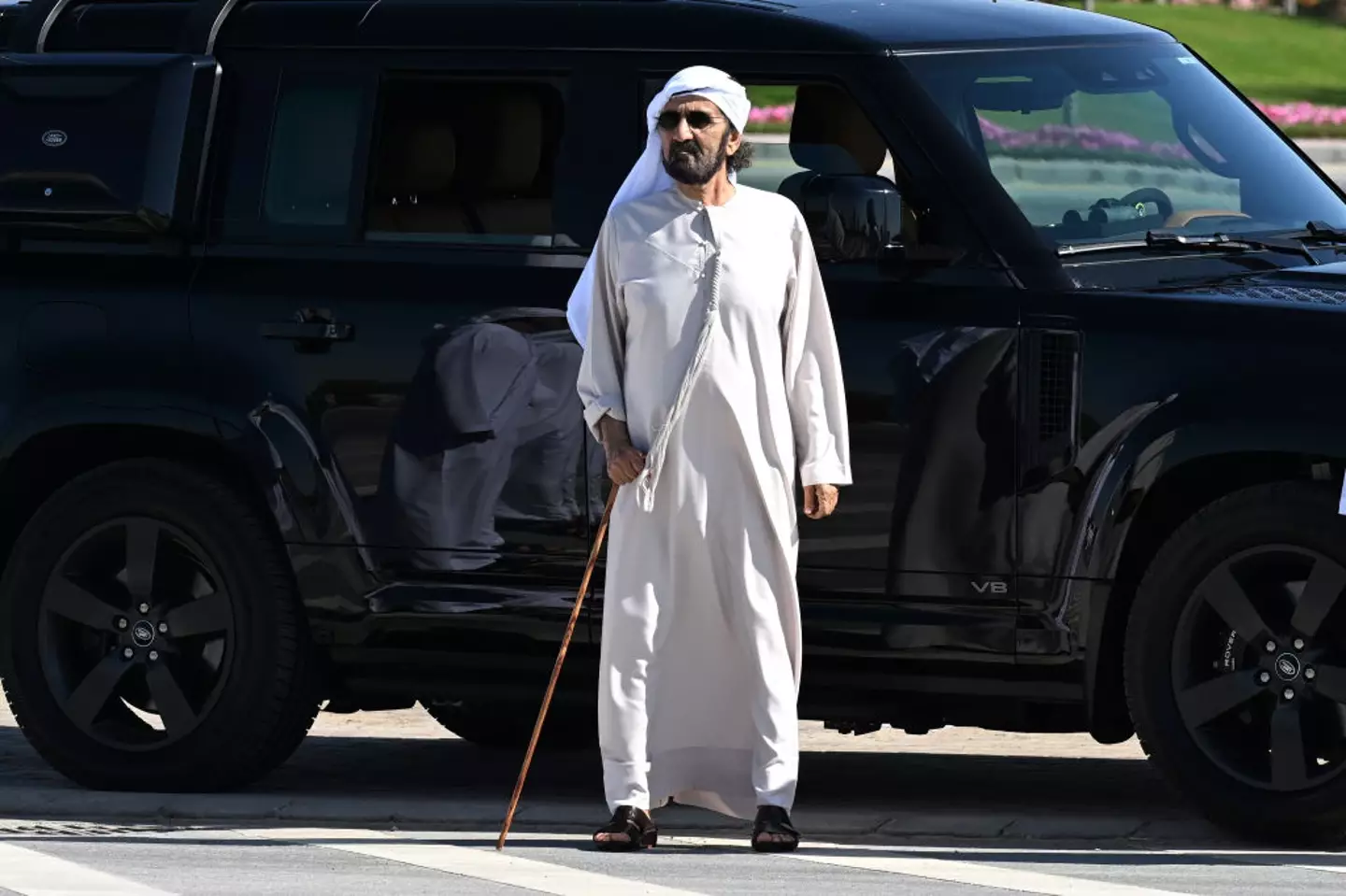 The ruler of Dubai was seemingly the first to spot that something might be hidden there (Tim de Waele/Getty Images)