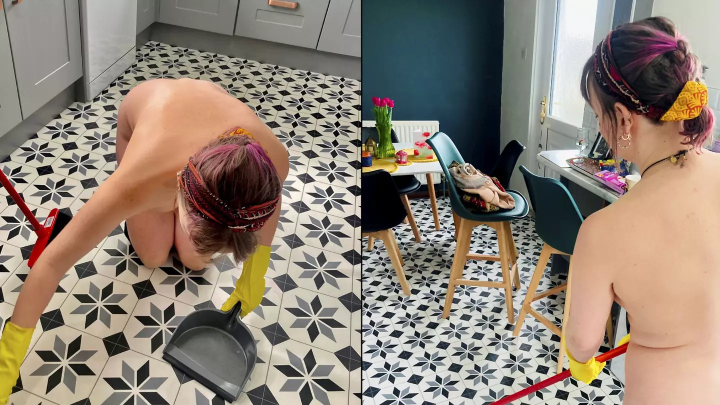 Naked cleaner shares what happens when clients also decide to strip down