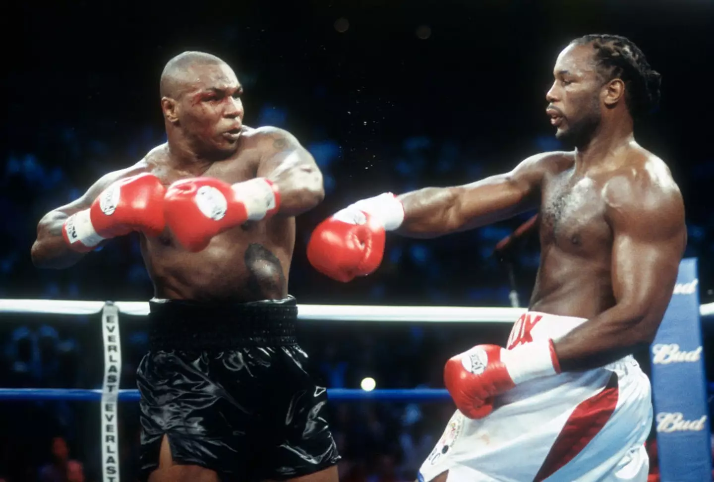 Are you sure you don't want some headgear against those fists? Then again, can Tyson still swing 'em like he used to? (Focus on Sport/Getty Images)