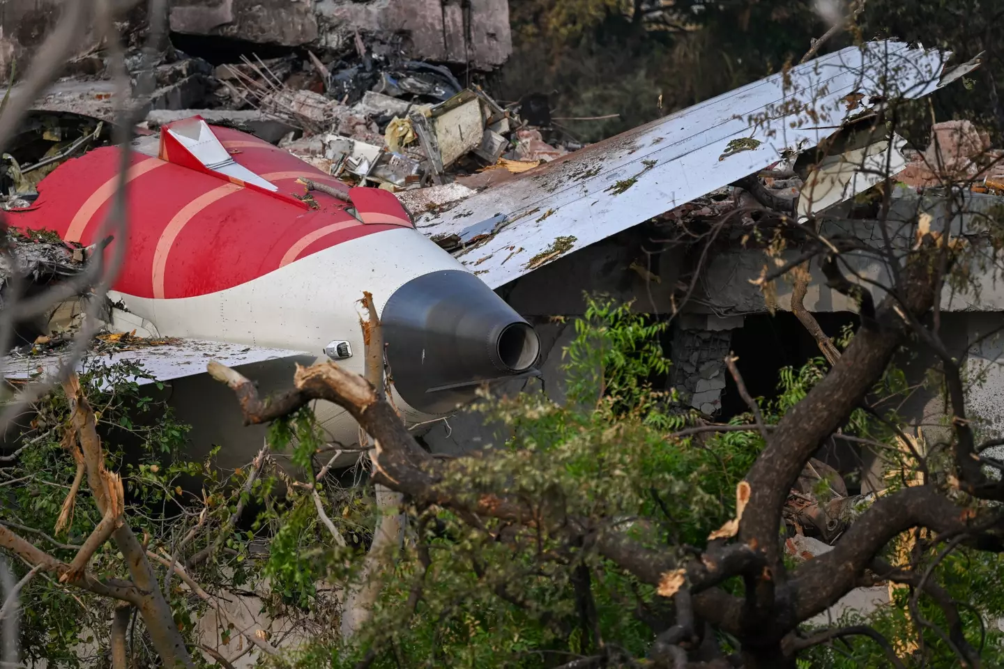 All but one on board died. (PUNIT PARANJPE/AFP via Getty Images)