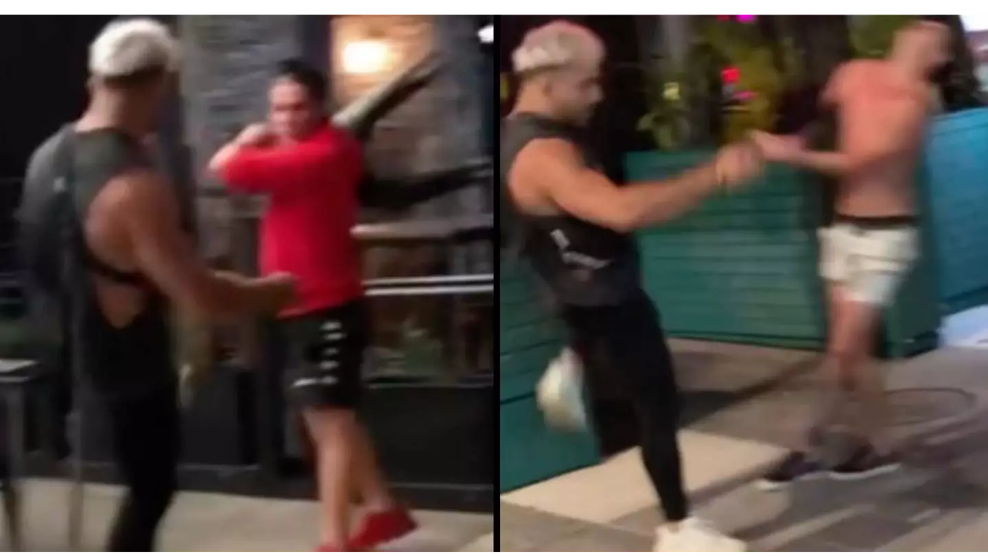 MMA Fighter Praised For Way He Calmly Defends Himself In Street Fight