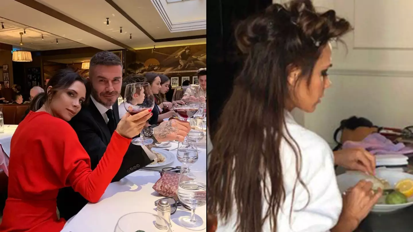 Victoria Beckham responds to David revealing she's eaten the same meal every day for 25 years