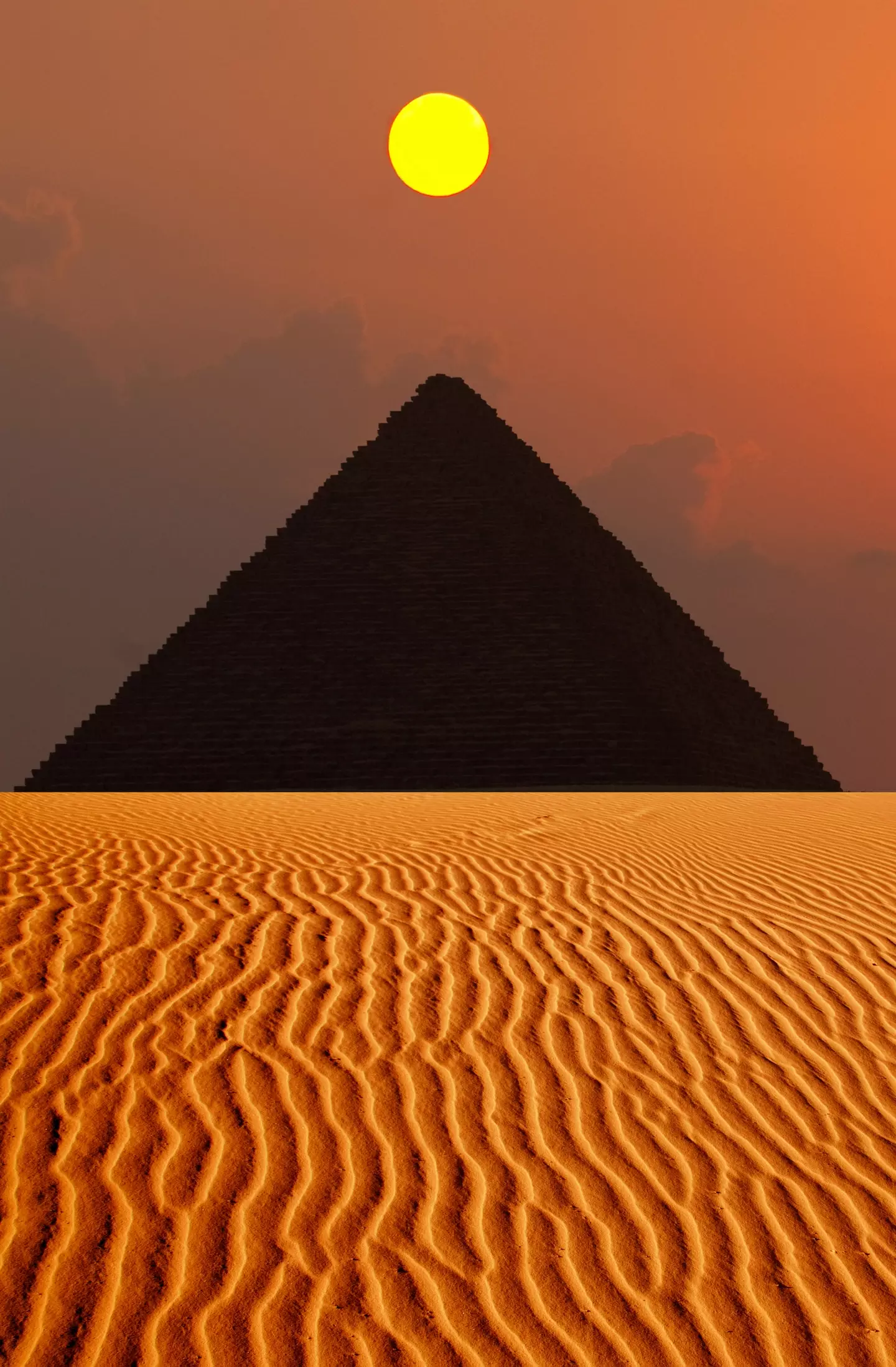 The positioning of the pyramids may finally have been explained. (Getty Stock Photo)
