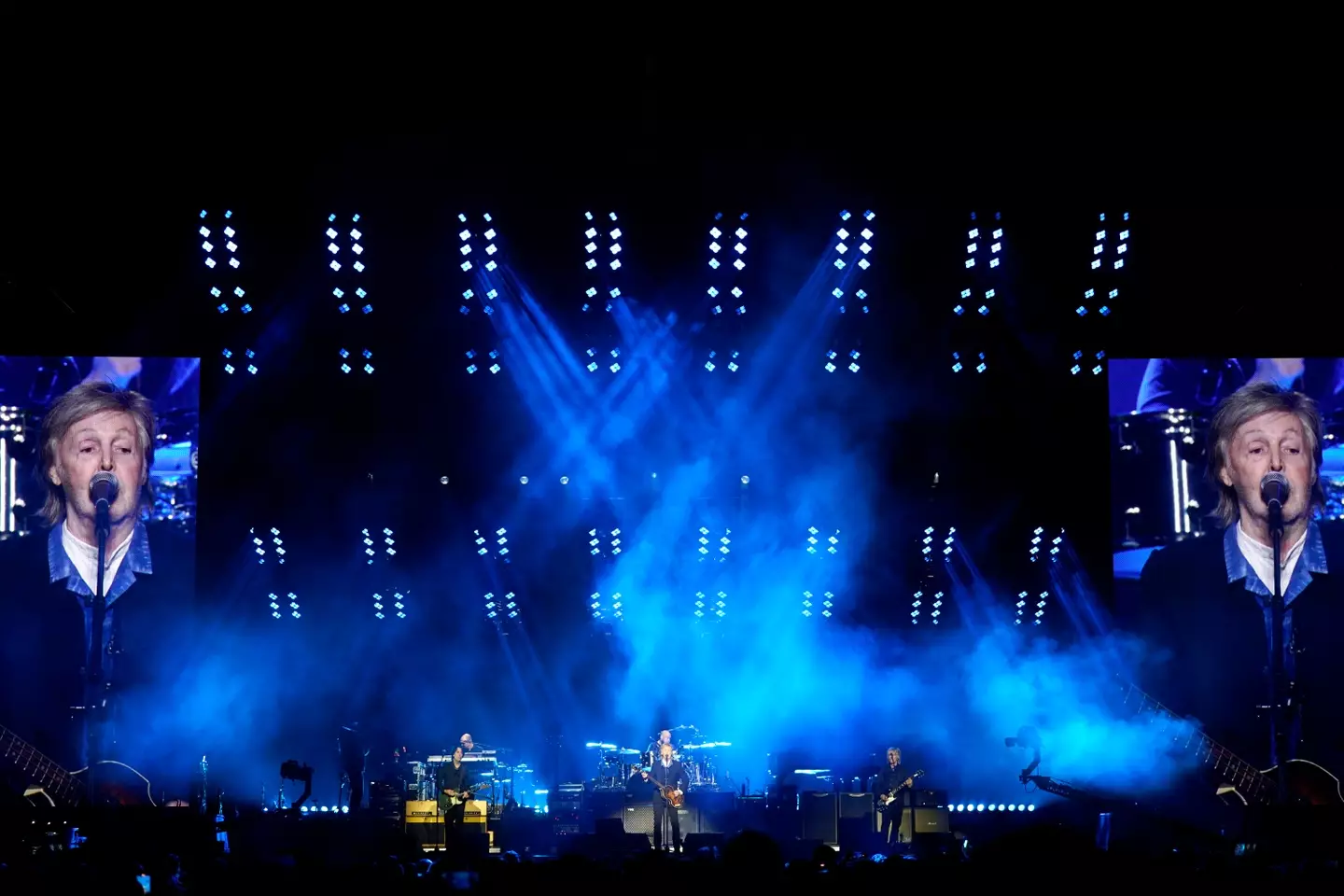 Sir Paul treated fans to the hits (PA)