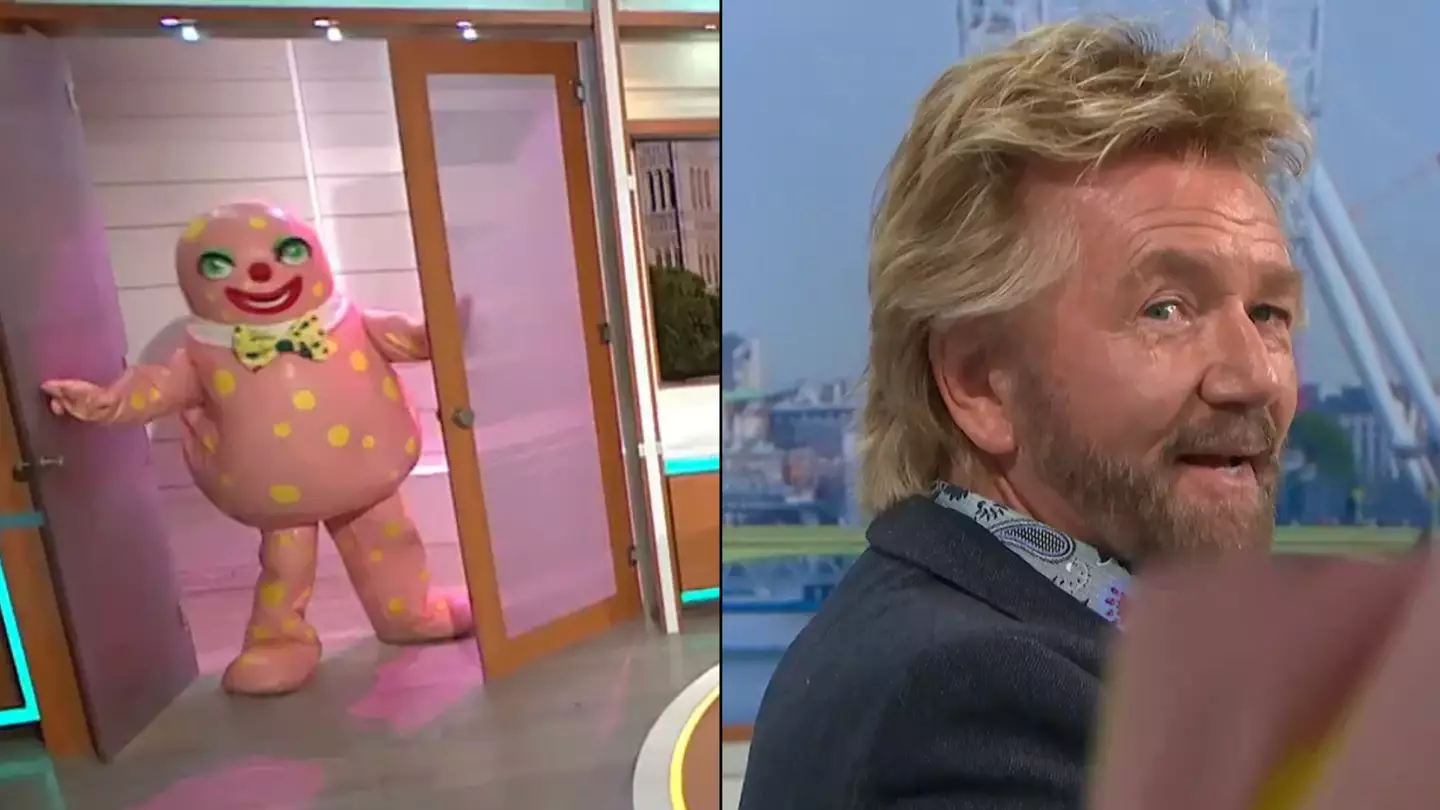 Noel Edmonds reunited with Mr Blobby in surprise ambush live on GMB