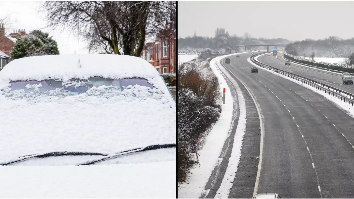 UK wakes up to snow as Arctic blast set to bring more bad weather and disruption