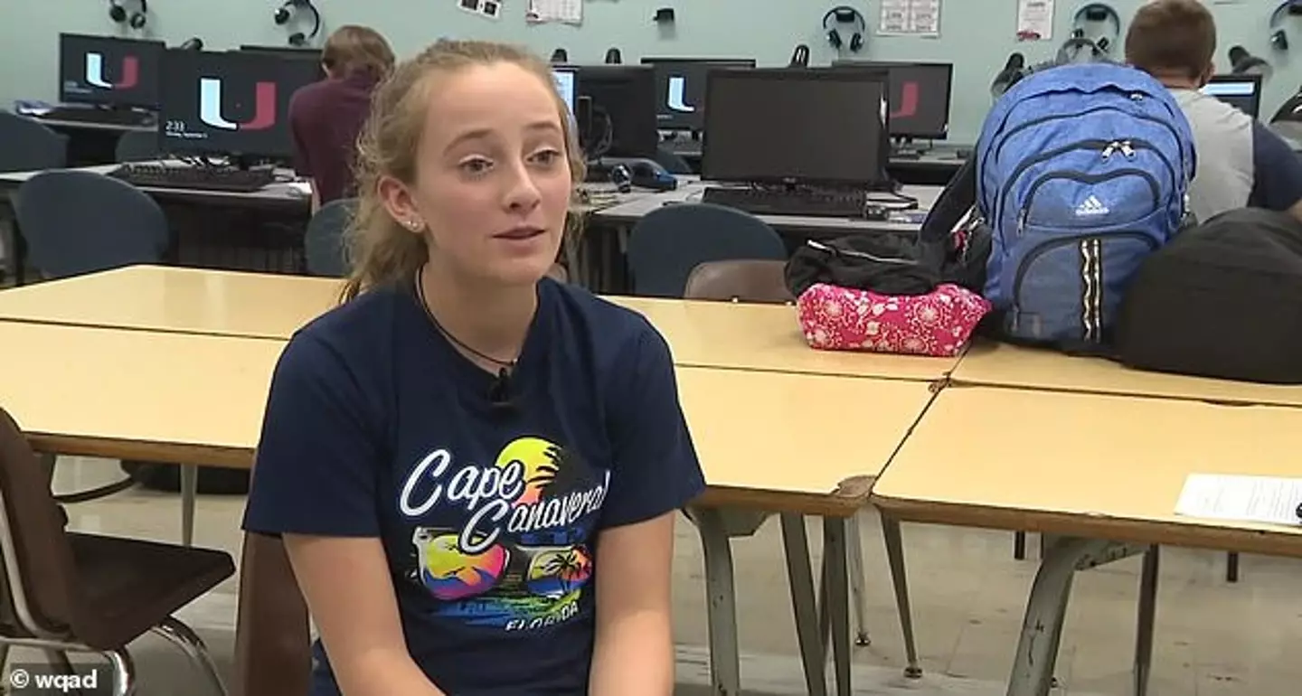 Riley Horner suffered a brain injury which 'resets' her memory every two hours.