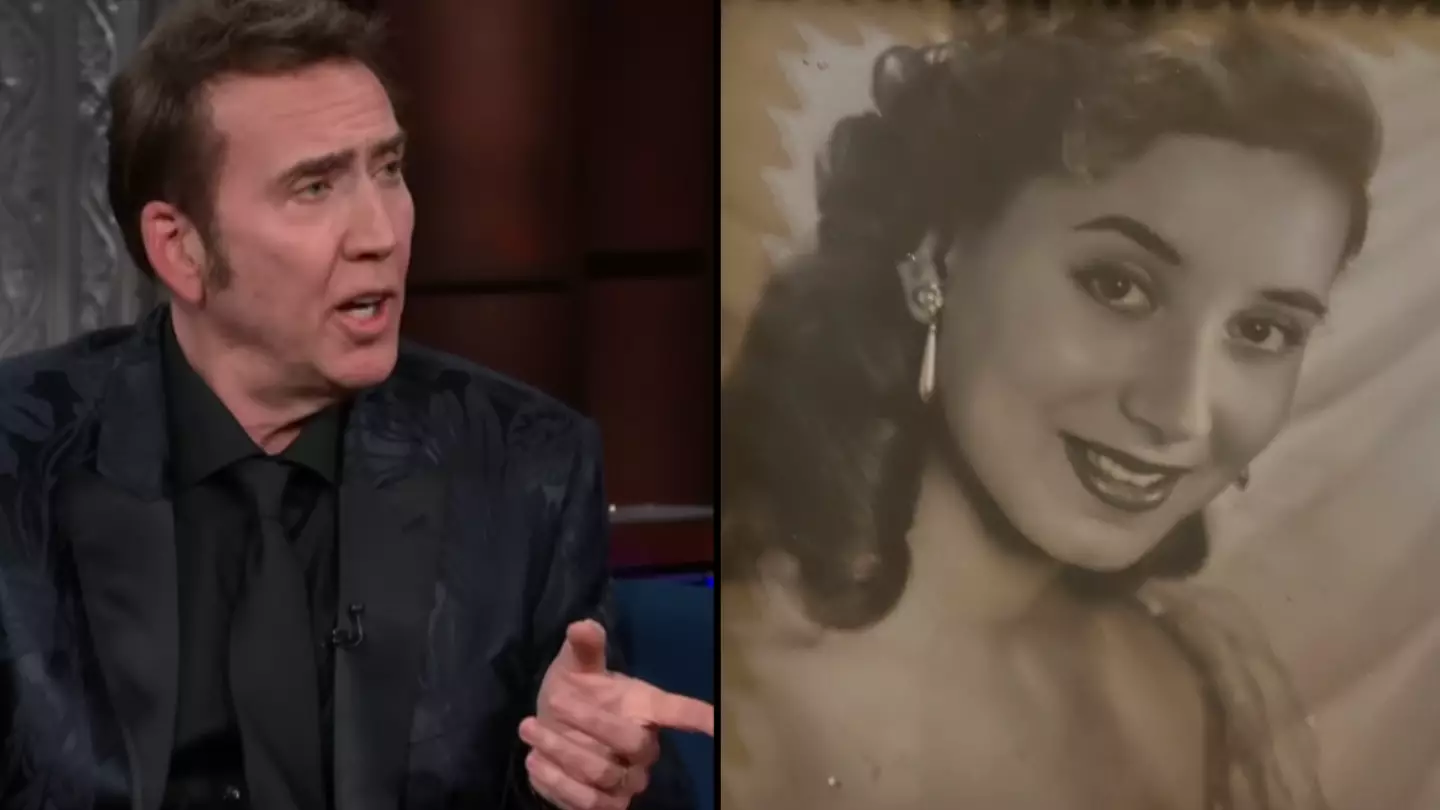 Nicolas Cage says he can remember what it was like inside his mother's womb