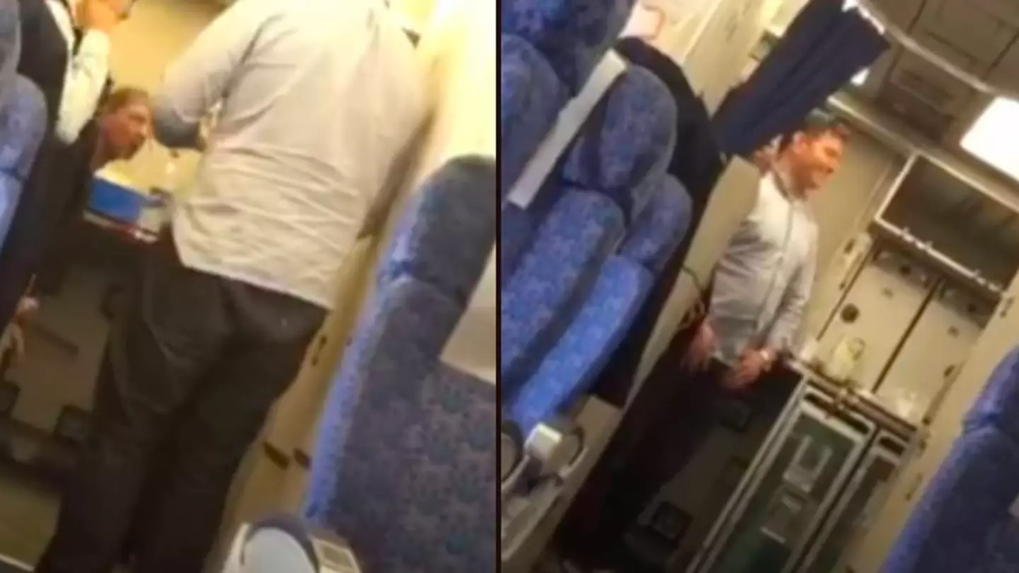 Surreal footage shows moment man asked terrorist plane hijacker for selfie