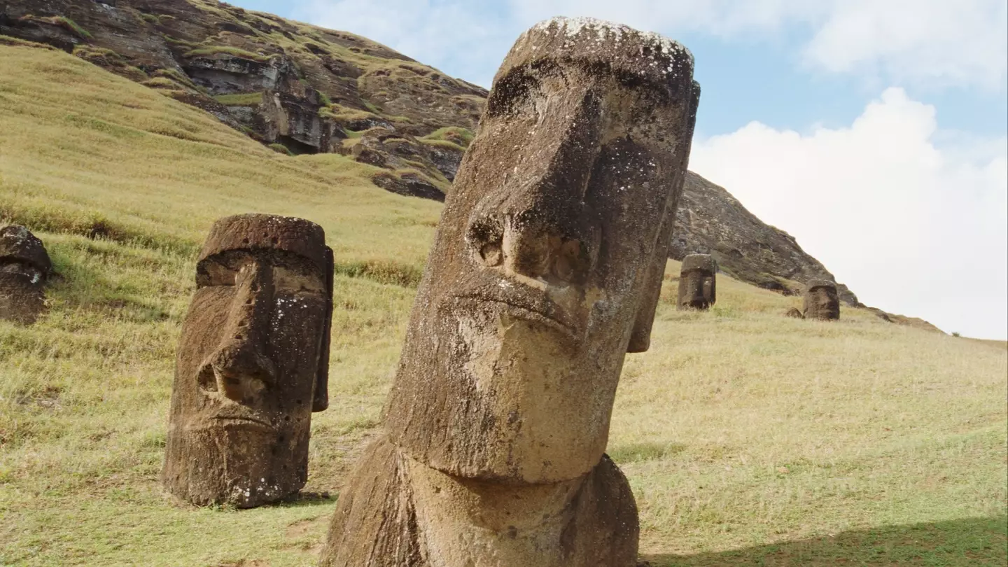 Scientists baffled as new statue emerges on Easter Island