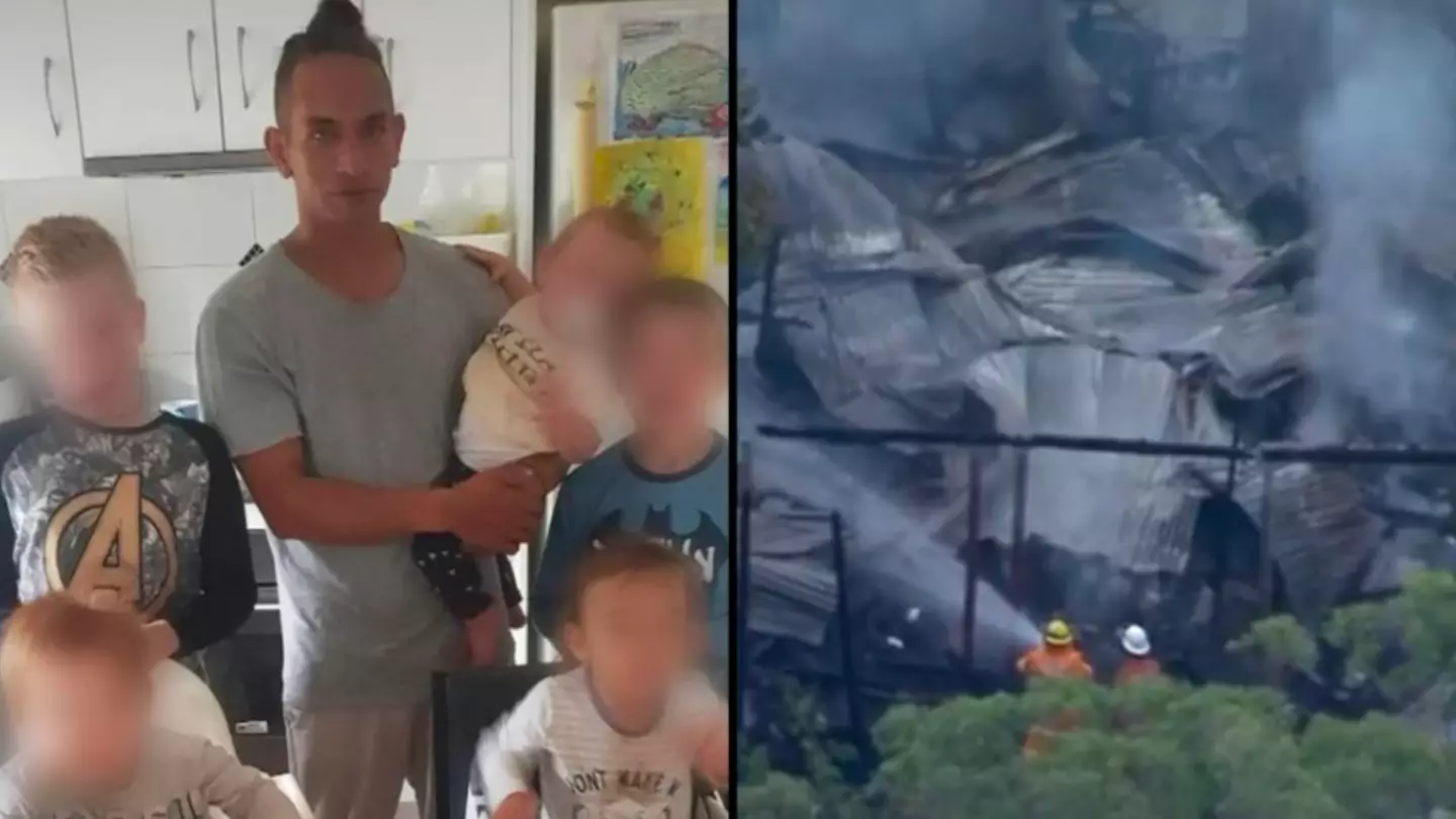Father dies after heroically running inside burning home to rescue his five children
