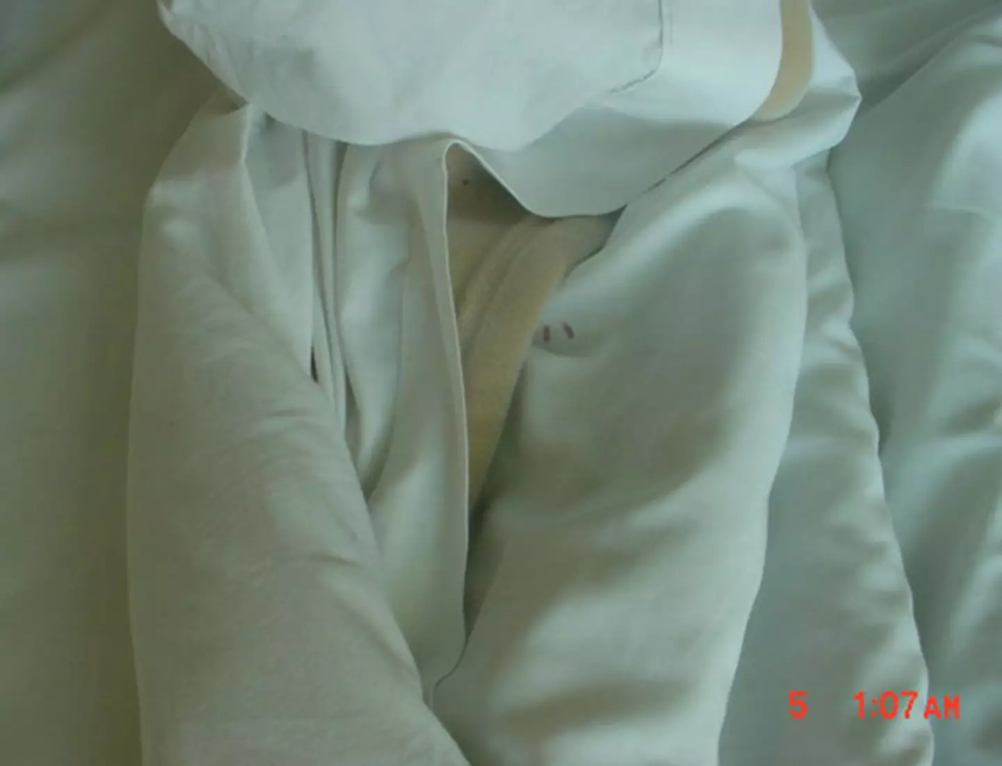 Blood on George's bedsheets raised suspicions as to what actually happened to him. (Royal Caribbean)