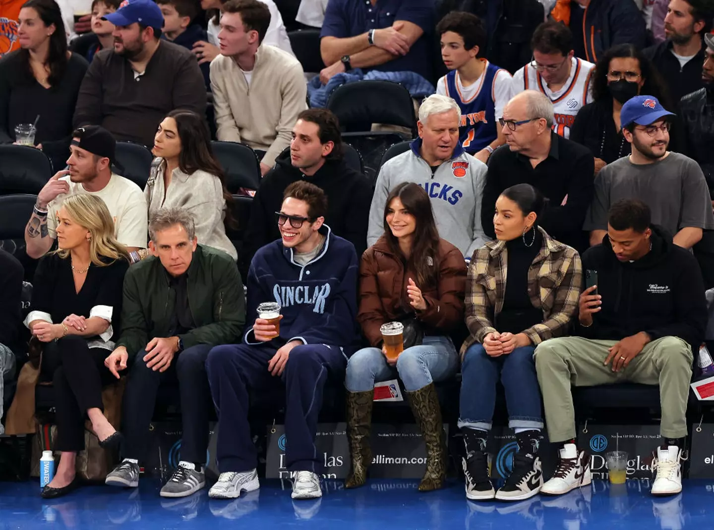 The pair were spotted at a New York Knicks game in November 2022 (Jamie Squire/Getty Images)