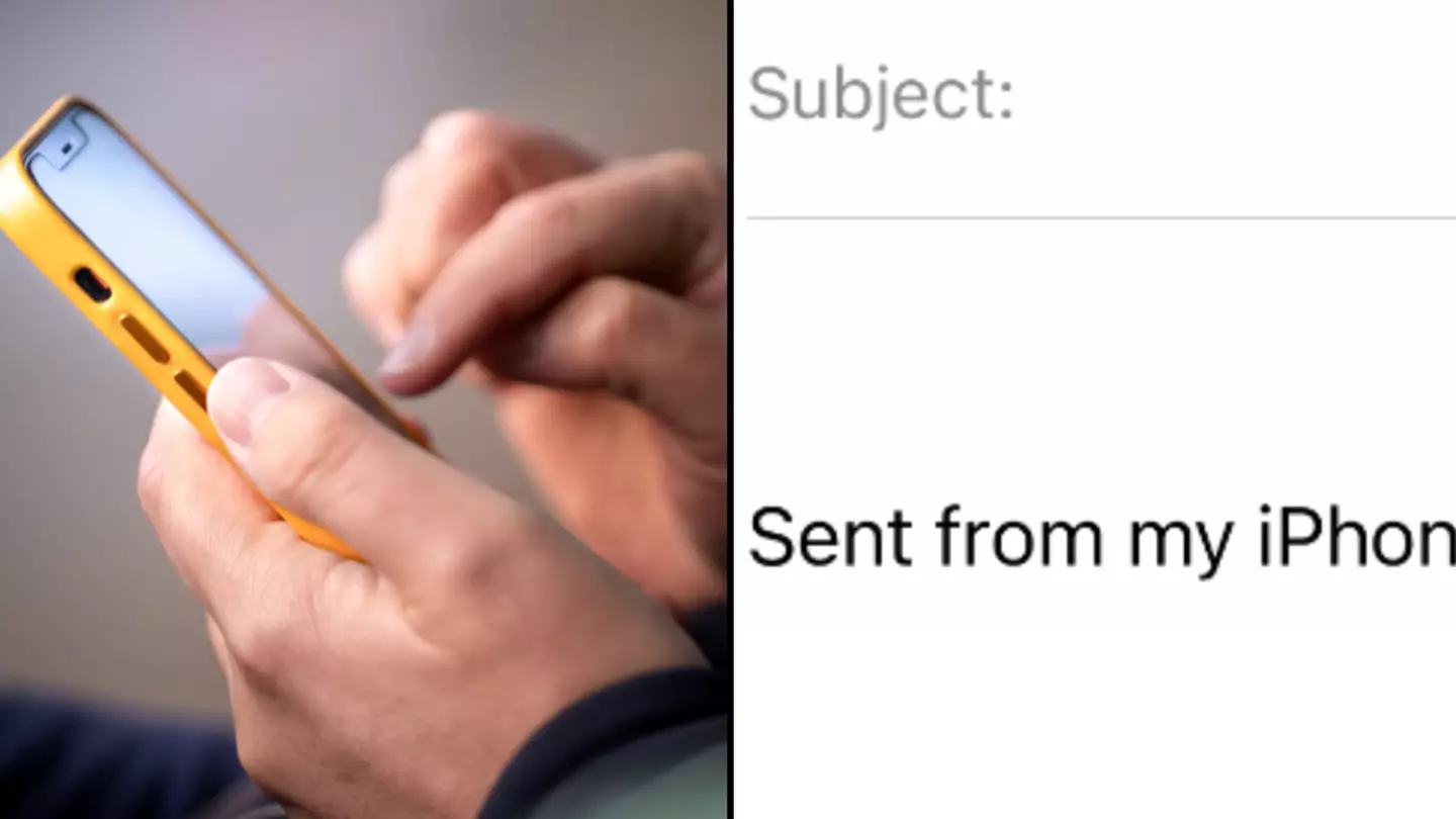 There’s a reason you should always include ‘Sent from my iPhone’ when emailing people