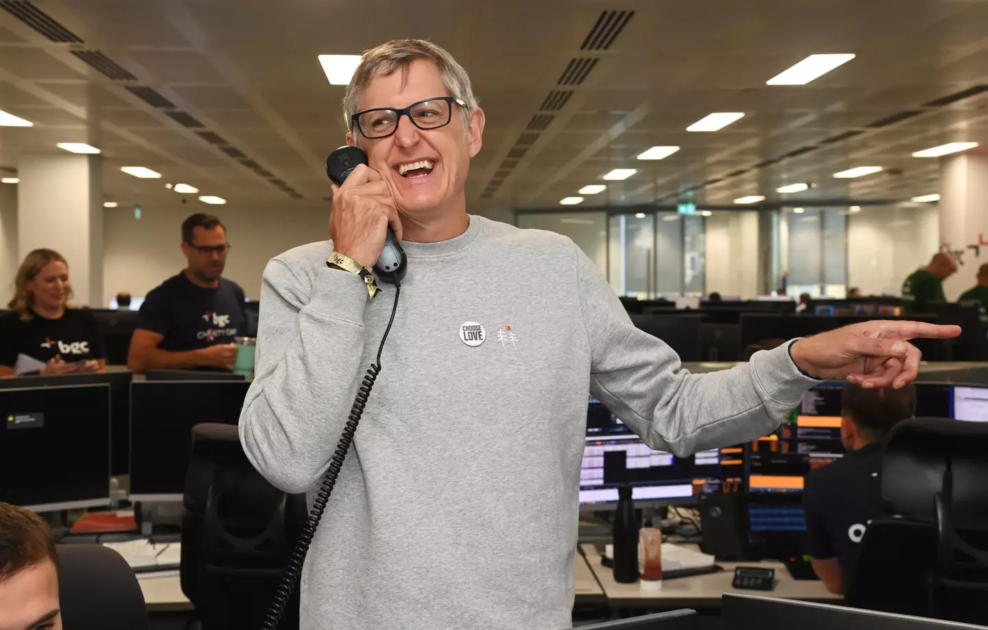 Louis Theroux said he was enjoying 'slowing down', but we'd still be seeing him in front of the camera from time to time (Dave Benett/Getty Images for BGC Group)
