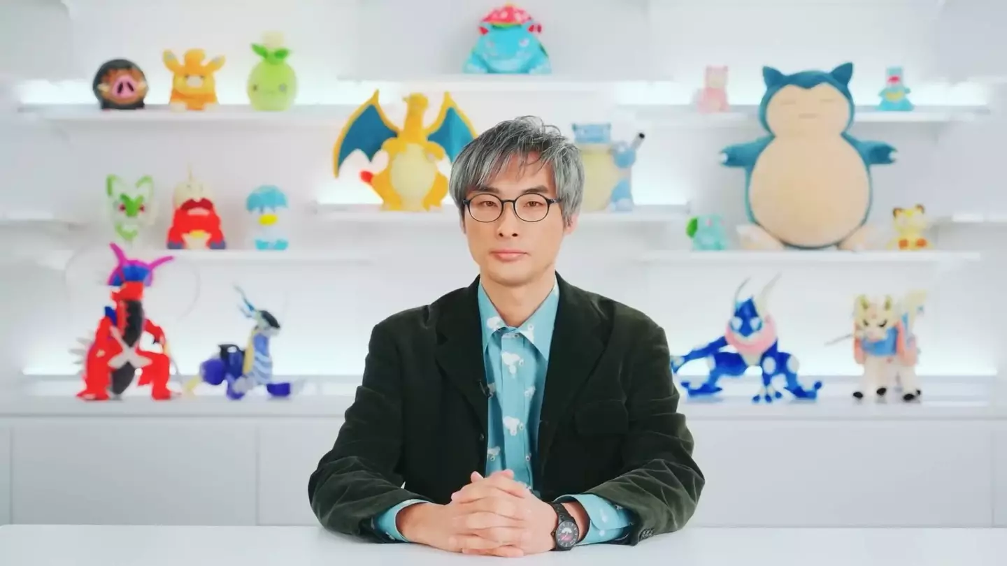 The Pokémon Company COO Utsunomiya as seen in a Pokémon Presents.