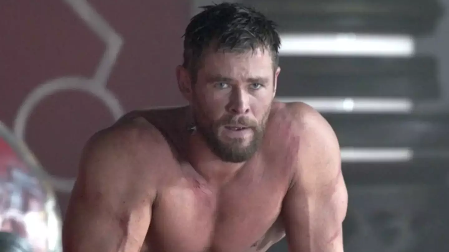 Chris Hemsworth as Thor.