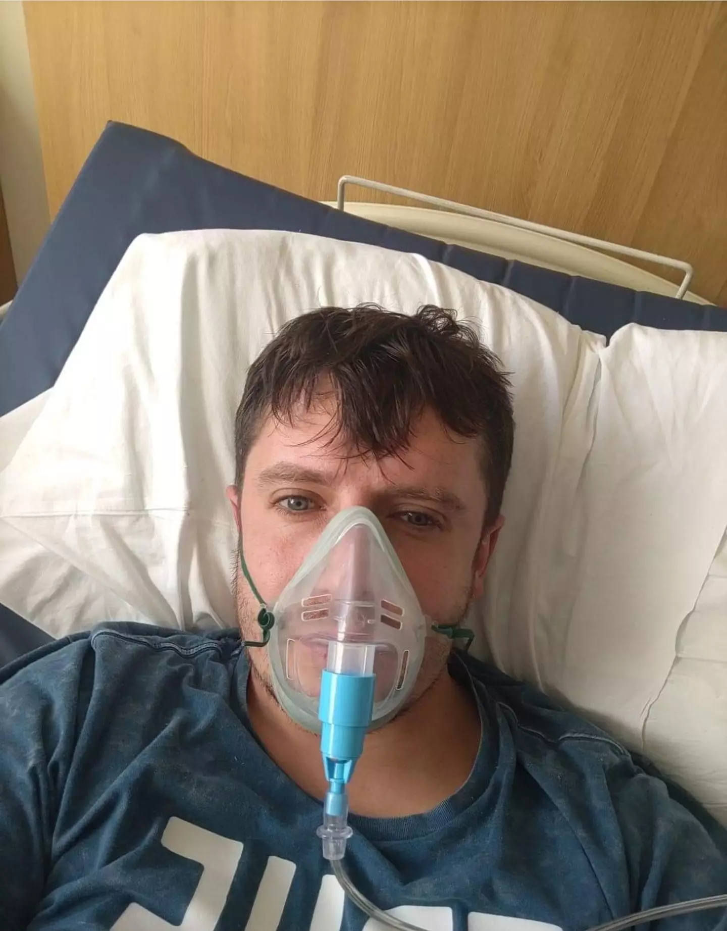 Matthew Langsford says he's developed invasive aspergillosis from living in a flat covered in black mould (Kennedy News and Media)