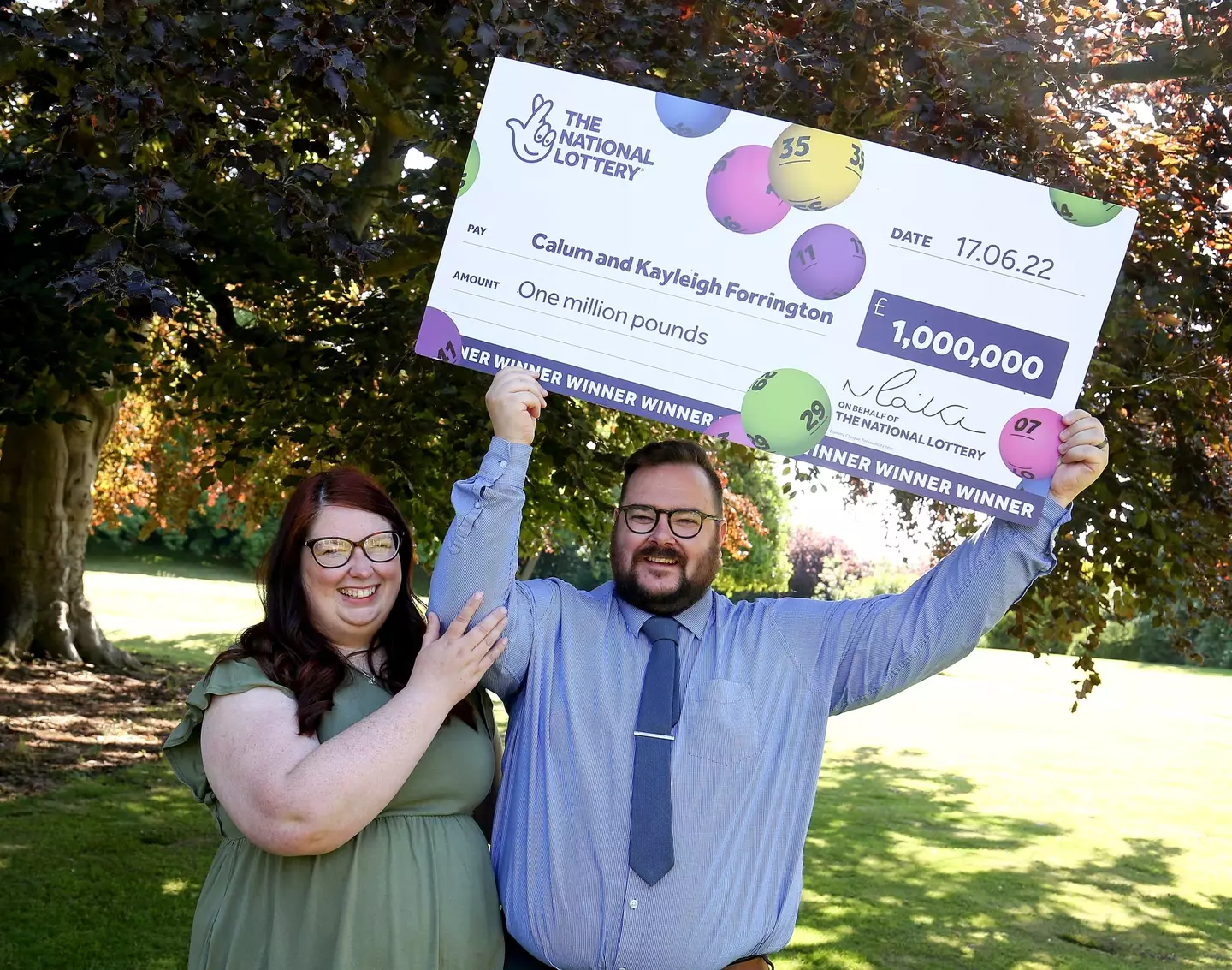 Calum won the EuroMillions UK Millionaire Maker draw.