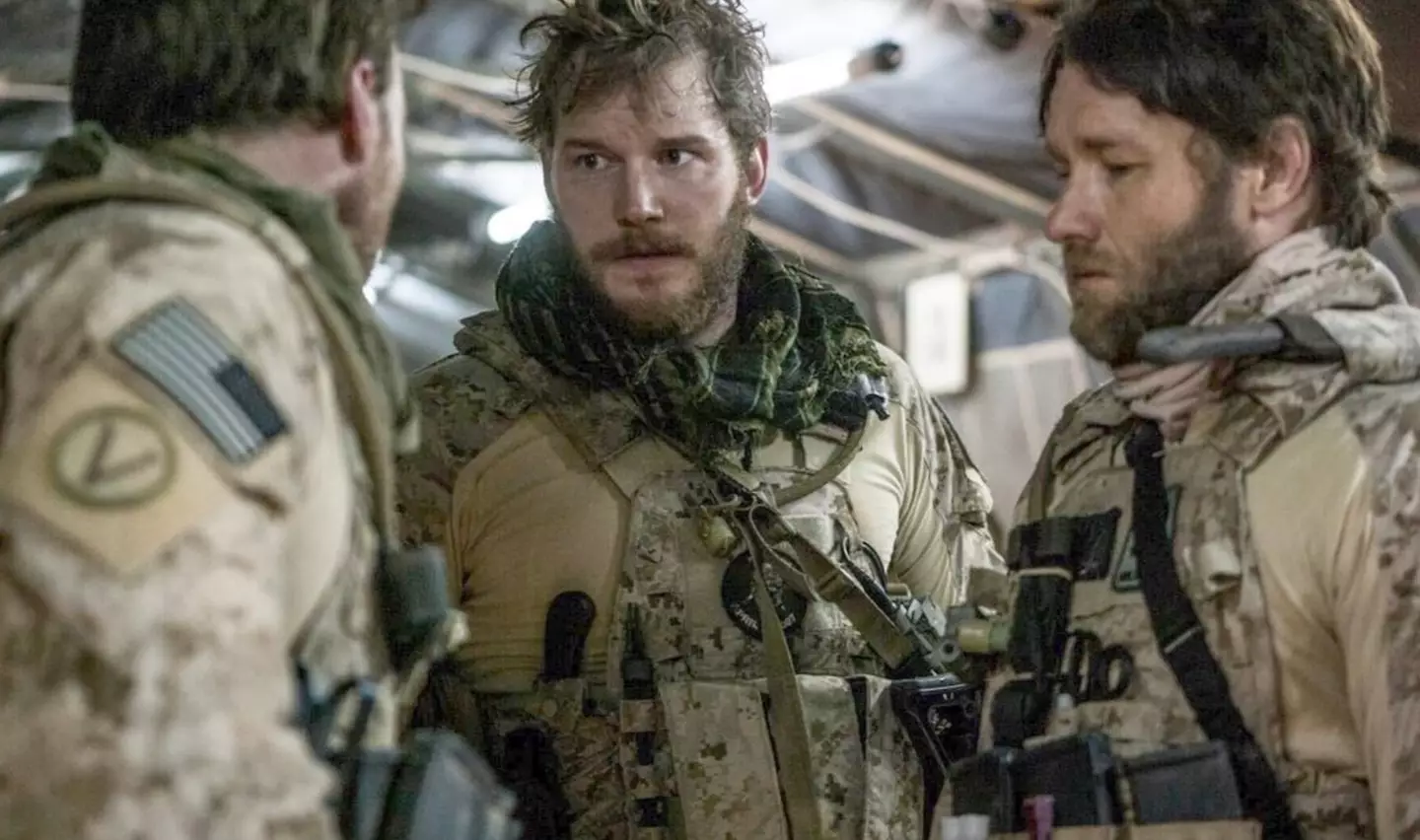 The actor stars as a Navy SEAL struggling to cope after his platoon is ambushed.