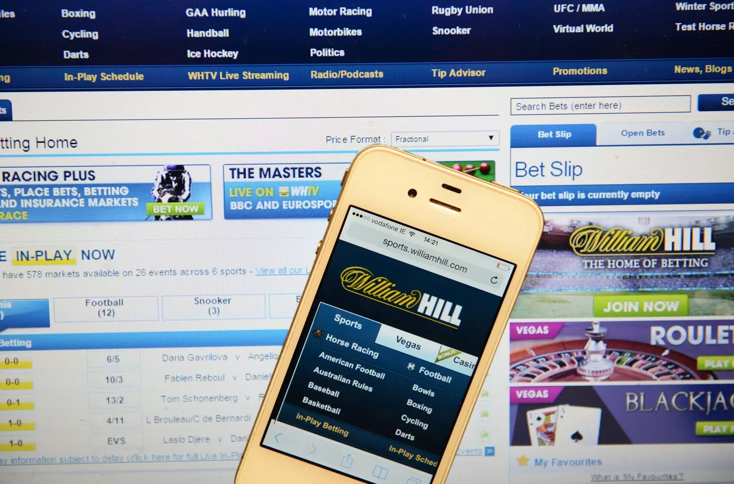 The gambling giant is being hit with a £19m fine.