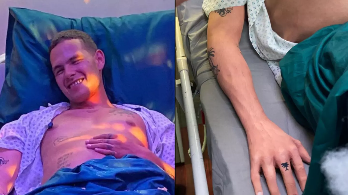 'Disturbing' picture of smiling patient on hospital bed goes viral but the reality is even more 'horrifying'