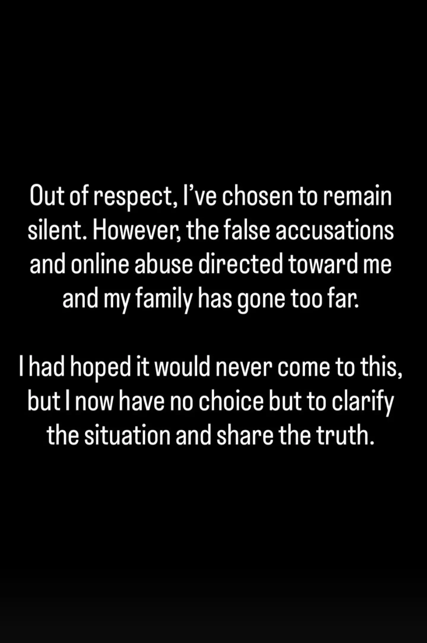 Burton took to Instagram to speak about the documentary (Instagram/@mrlewisburton)