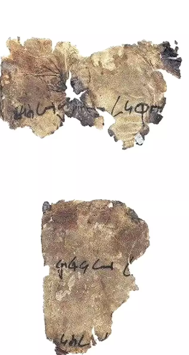 It took Oliveiro two months to crack the code (Leon Levy Dead Sea Scrolls Digital Library/Israel Antiquities Authority/Shai Halevi)